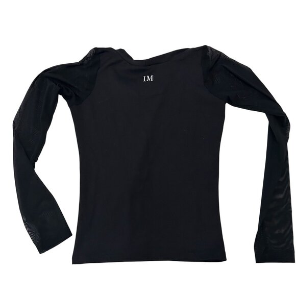 LISA MCKINNON Long Sleeve Top Sheer Sleeves Small - Picture 1 of 8